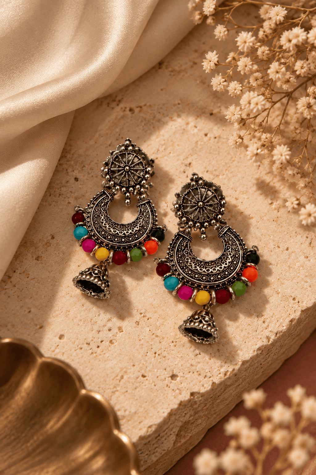 Multi colour Jhumkha